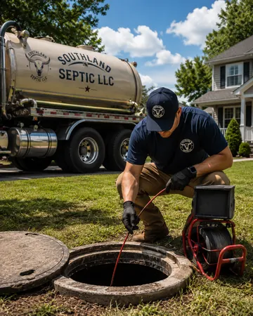 Septic inspection work