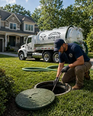Drain field and residential septic service
