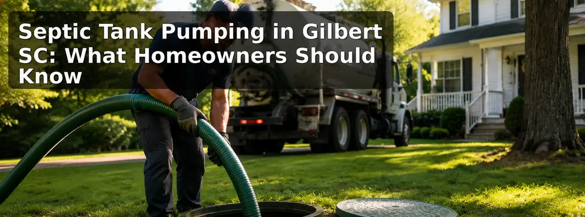 Septic Tank Pumping in Gilbert SC